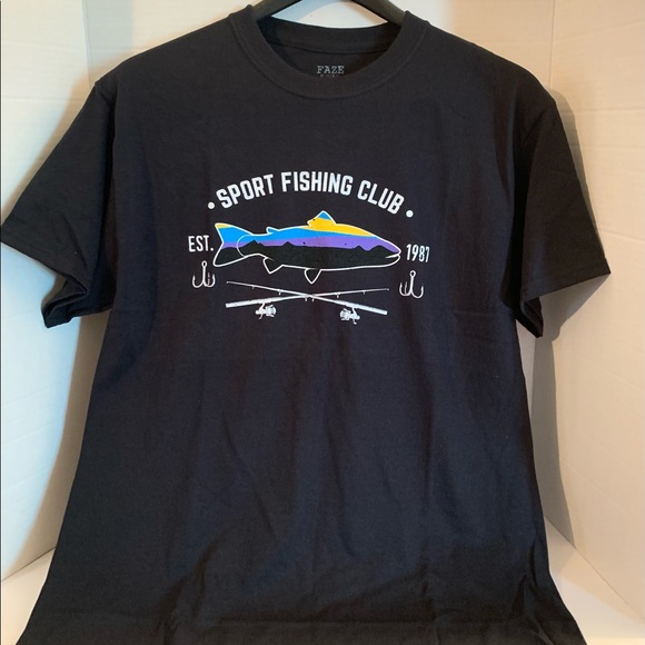 Men fazewest fishing tee shirt